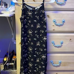 black floral dress